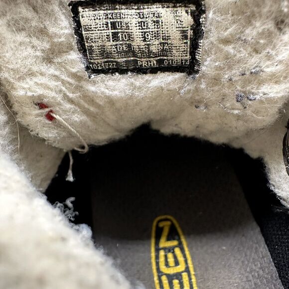 Keen Brady Winter Boots Sherpa Insulated Waterproof WP Toddler Size 10 Gray Red - Picture 9 of 10